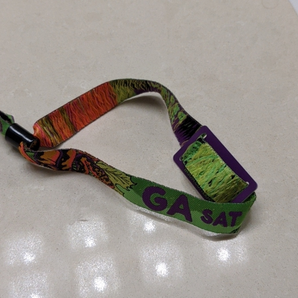Nocturnal Wonderland Saturday Entry Wristband